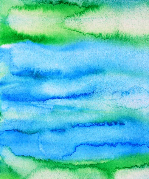 Abstract watercolor background on paper texture — Stock Photo, Image