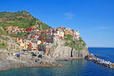 Italy. Cinque Terre. Manarola clipart