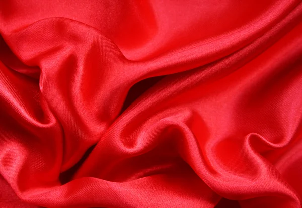 Seda roja lisa como fondo —  Fotos de Stock