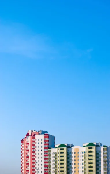 Houses against the sky — Stock Photo, Image