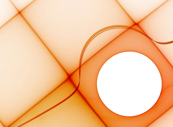 橙色的几何模板 — 图库照片