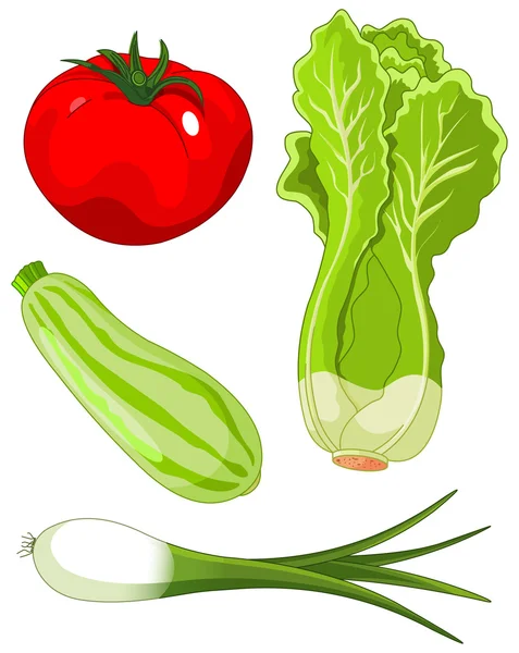Reihe von Gemüse5 — Stockvektor