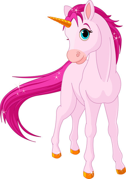 Unicornio bebé — Vector de stock