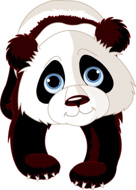 Walking Panda clipart