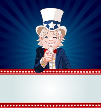 Uncle Sam Wants You! clipart