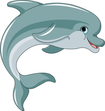 Jumping Dolphin clipart