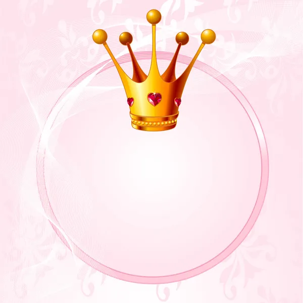 Prinzessinnenkrone — Stockvektor