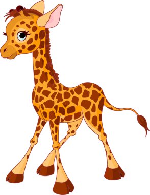 Giraffe Calf clipart