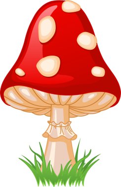 Mushroom amanita clipart
