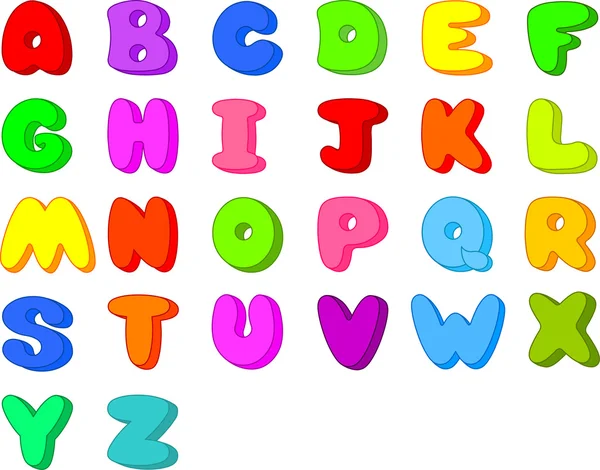 Cartoon alphabet — Stock Vector © clairev #2147768