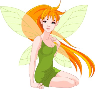 Young fairy clipart