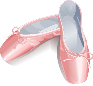 Ballet slippers clipart