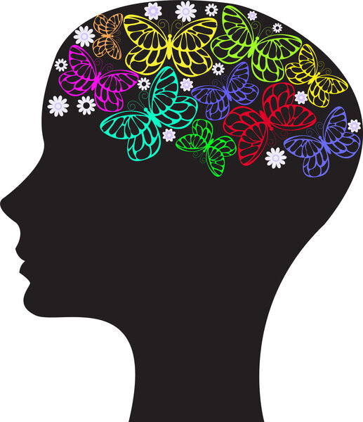 Silhouette of a woman