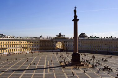 Alexander Column on Palace Square clipart