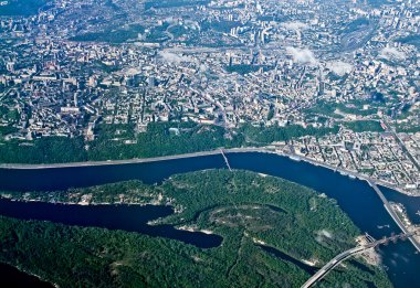 Yukarıdaki şehir kyiv görüntüleyin.