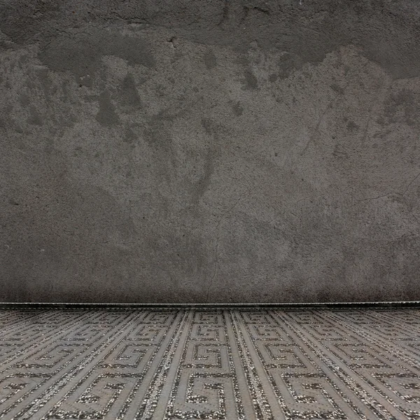 Vecchia camera con muri di cemento ed ex bellezza — Foto Stock