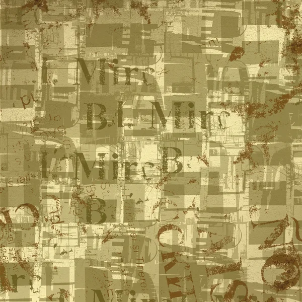 Grunge fondo abstracto con letras para el diseño — Foto de Stock