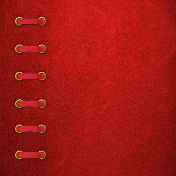 Красная обложка для альбома с фотографиями — стоковое фото