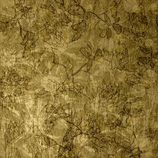 Царапины абстрактный фон с цветочным красивым орнаментом — стоковое фото