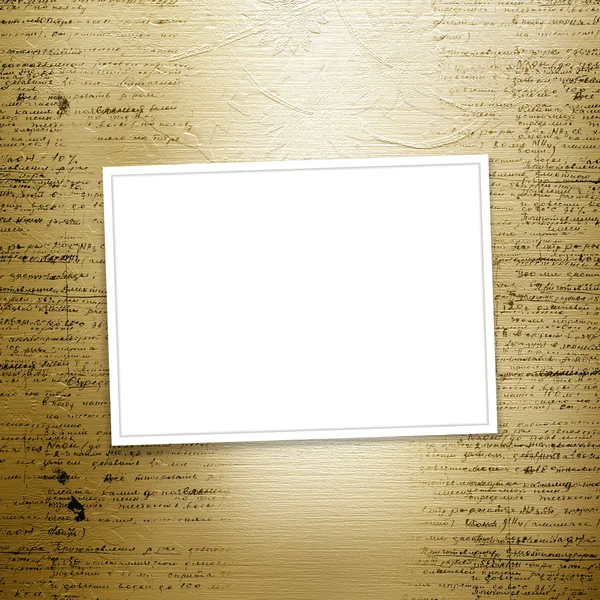 Grunge starý papír design v šrot rezervace stylu rukopisu — Stock fotografie
