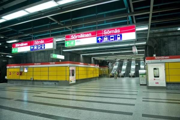 Metra w Helsinkach — Zdjęcie stockowe