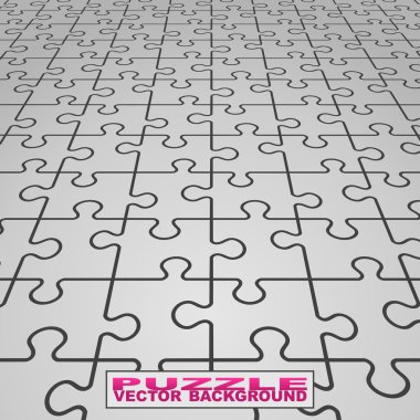 Vector puzzle background clipart