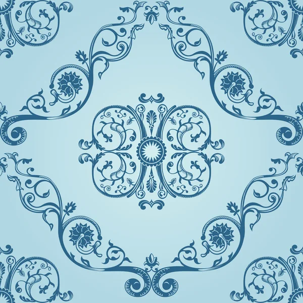Textura de patrón vintage sin costuras. Fondo de pantalla — Vector de stock
