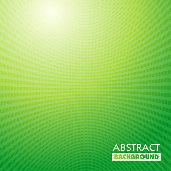 Ondas verdes Grade abstrato luz fundo — Vetor de Stock