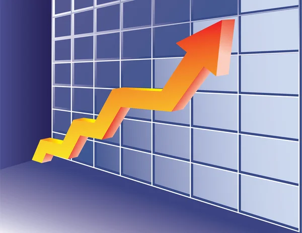 Growing trend — Stock Vector