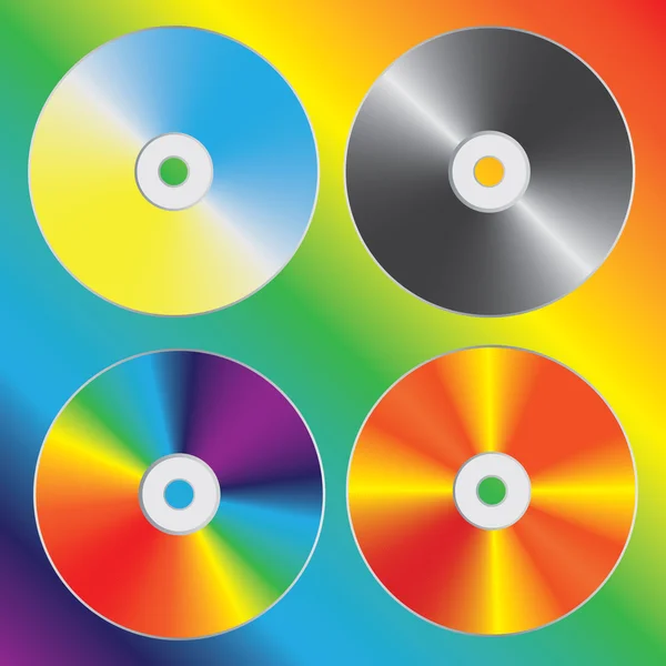 stock vector Compact discs