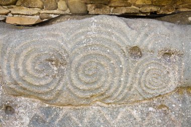 UNESCO Heritage - Triple Spiral at Newgrange clipart