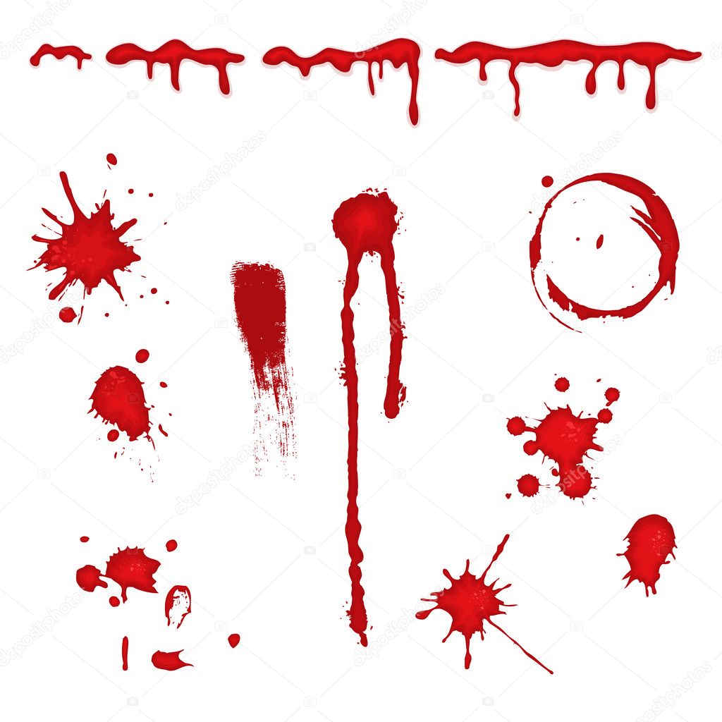 Blood splatter - vector