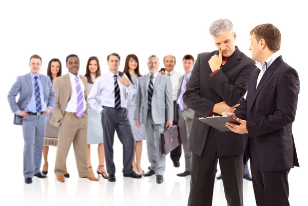 Verksamhet team eller en grupp vid ett möte — Stockfoto