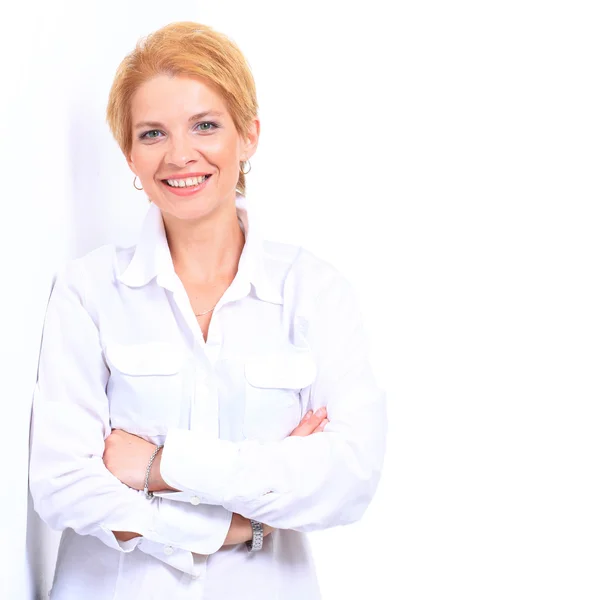 Portrait of a mature confident businesswoman looking at the camera — Stock Photo, Image