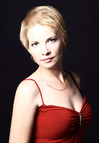 Beautiful caucasian thirties blonde woman — Stock Photo, Image