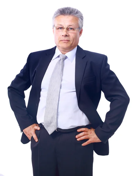 Businessman. Isolated over white background — Stock Photo, Image