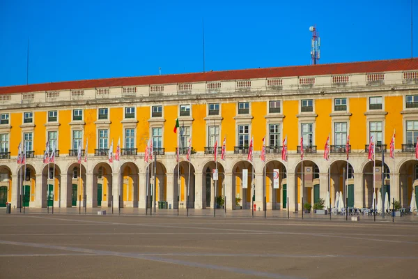 Португалія, комерції площі в Лісабоні — стокове фото