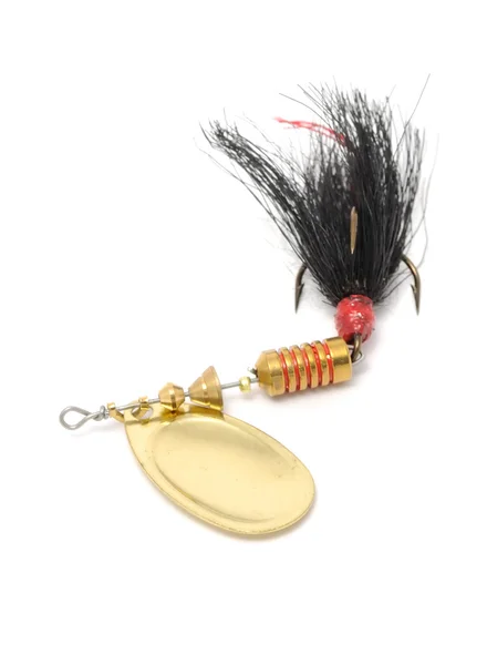 Rooster Tail Fishing Spinner (Spoon Lure) — Stock Photo, Image