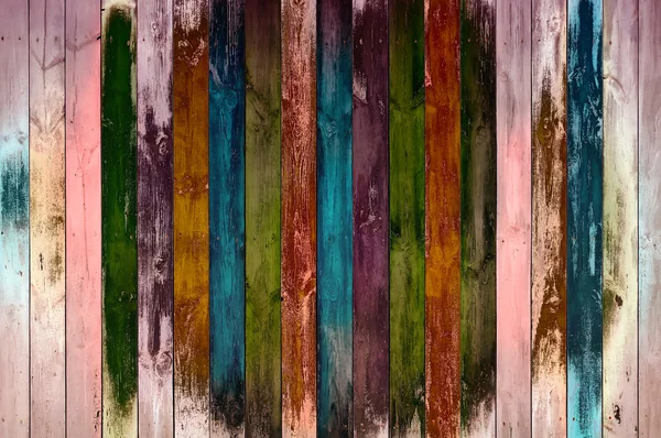 Sfondo creativo in legno multicolore — Foto Stock