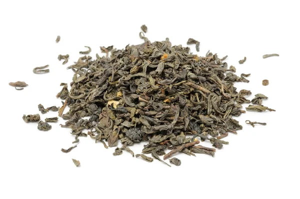 Sypaný zelený čaj — Stock fotografie