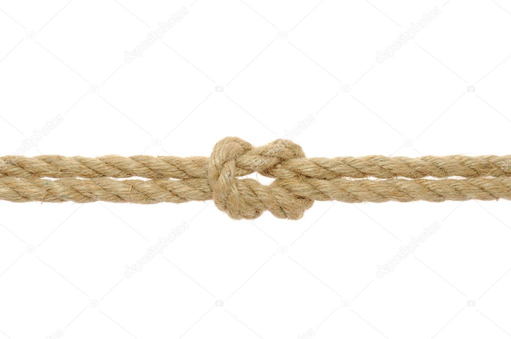 Jute Rope with Reef Knot