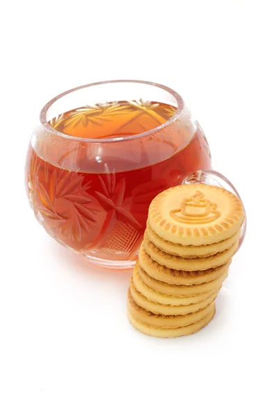 stock image Cup of Tea and Cookies