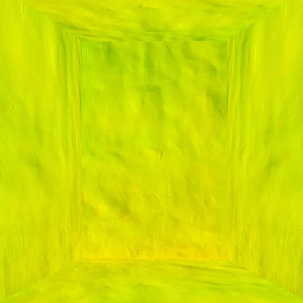 Camera di calcestruzzo verde brillante — Foto Stock