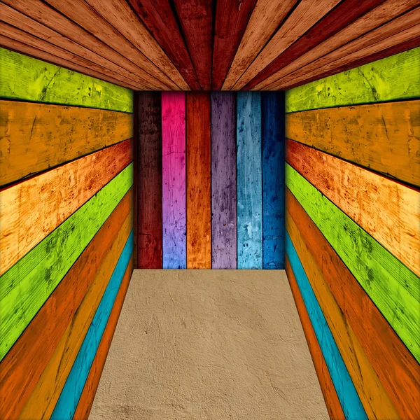 Chambre multicolore créative — Photo