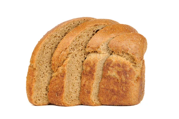 茶色のパンをスライスしました。 — ストック写真