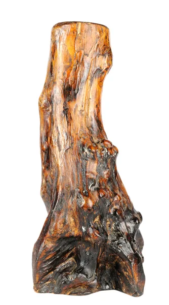 Vaso in legno intagliato — Foto Stock