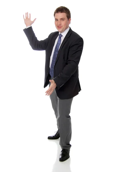 Business man wearing dark suit — Stock Photo, Image