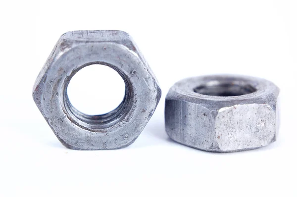 Screw-bolt and nut — Stock Photo, Image