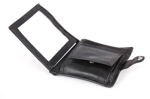 Black purse — Stock Photo, Image