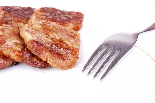 Fried steak — Stock Photo, Image